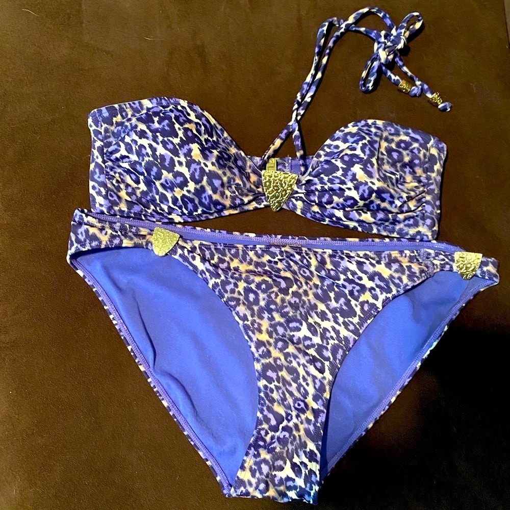 H&M animal print bikini set